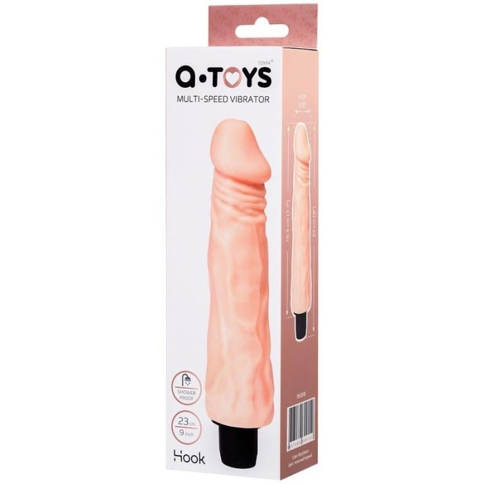 Hook Realistik Dildo Tpe Ten  23 Cm