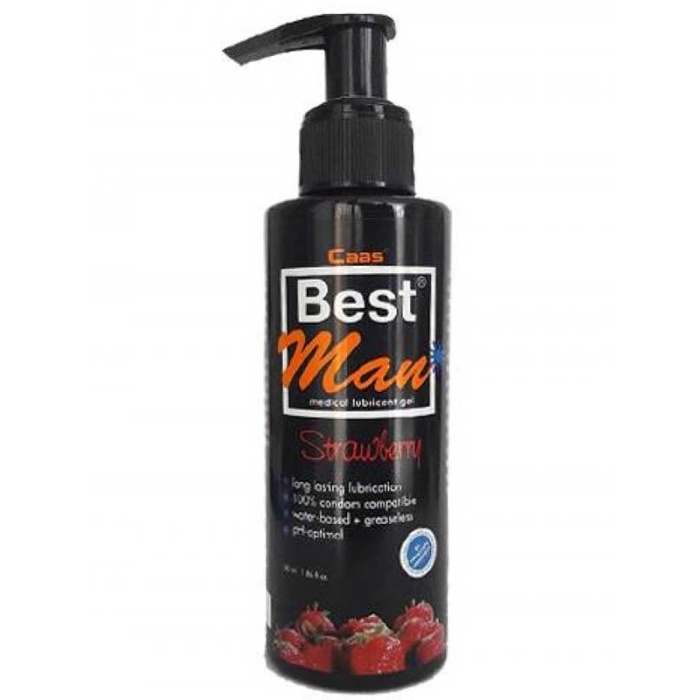 Best Man 150 Ml Büyük Boy Çilekli Lubricant Jel