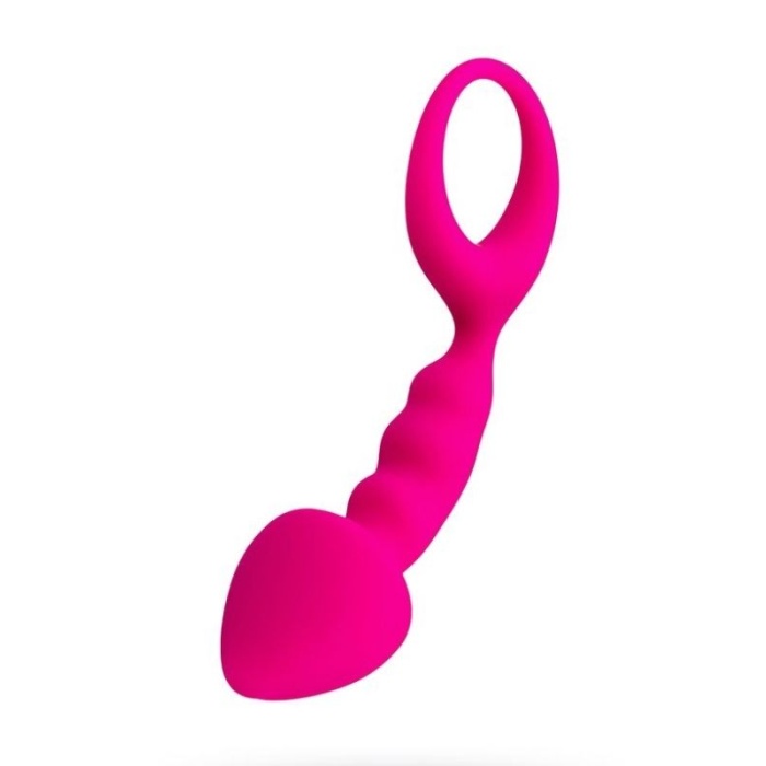 Bong Anal Plug Pembe 12.5 Cm