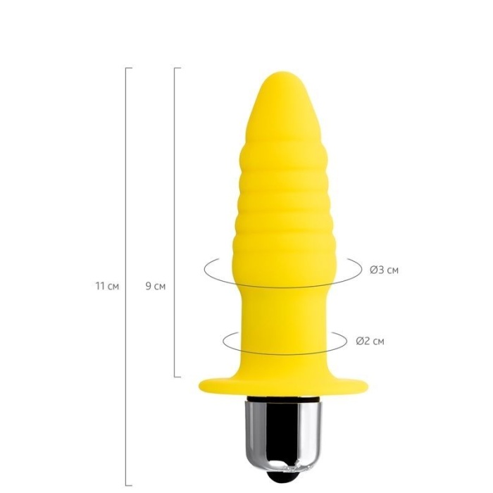 Lancy Anal Plug Sarı.11 Cm