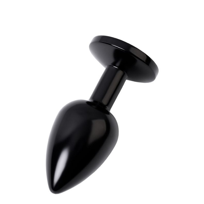 Metal Anal Plug Kırmızı Kristalli 7.2 Cm. 2.8 Cm