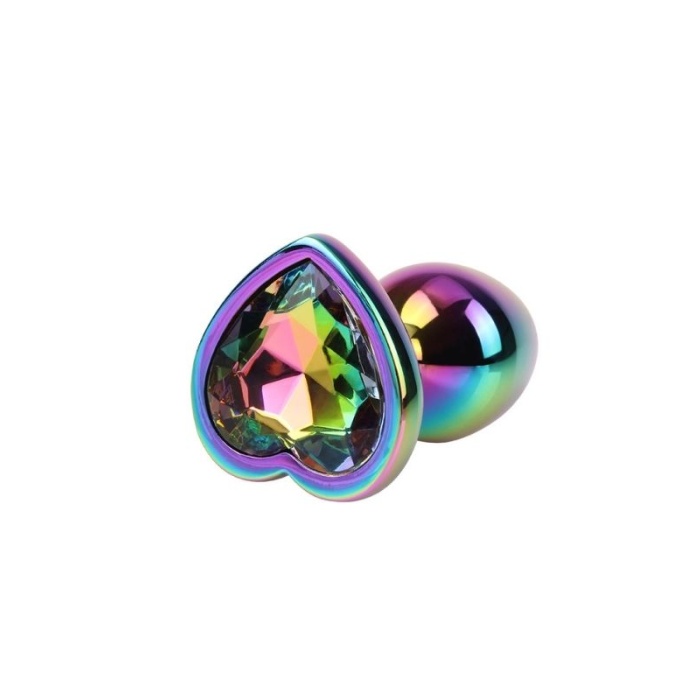 Rainbow Heart Gem Plug S