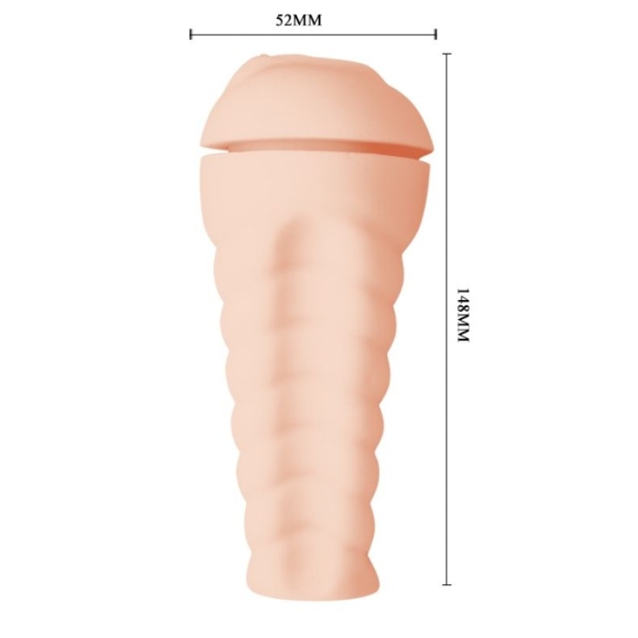 18.5 Cm Gerçekçi Doku Realistik Suni Vajina Mastürbatör