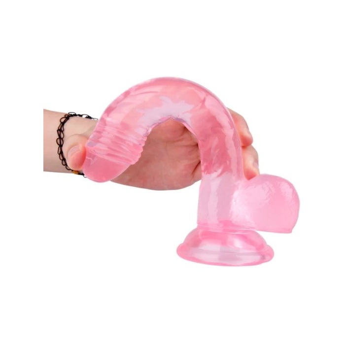 19 Cm Boyunda Pembe Dildo