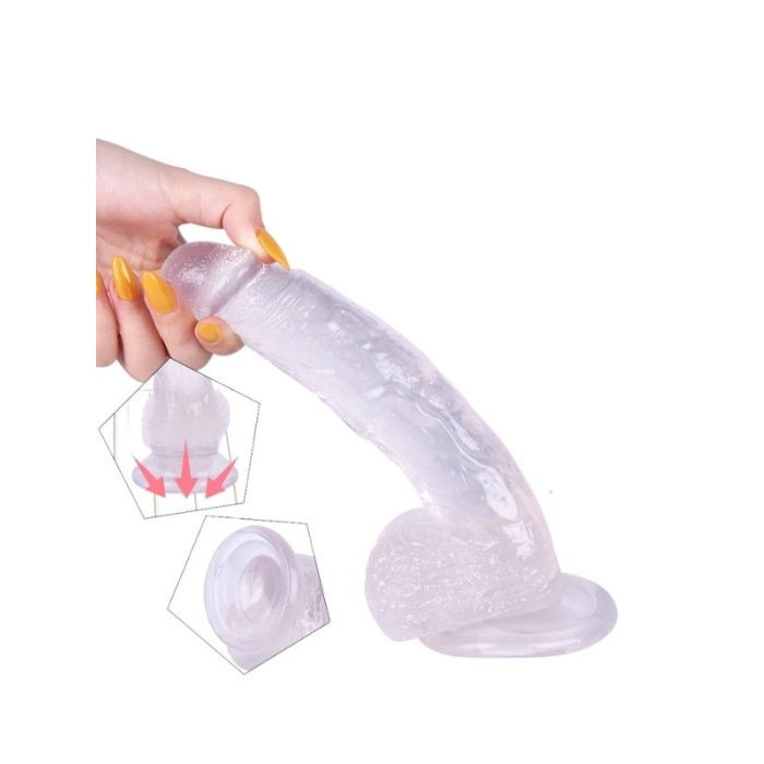 22 Cm Boyunda Beyaz Dildo