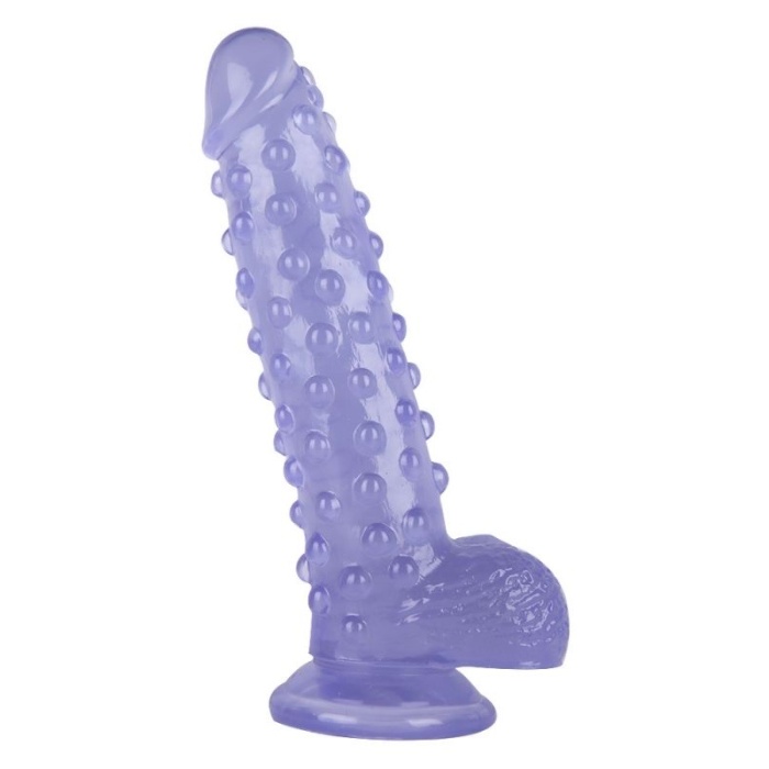 24 Cm Özel Üretim Mor Dildo