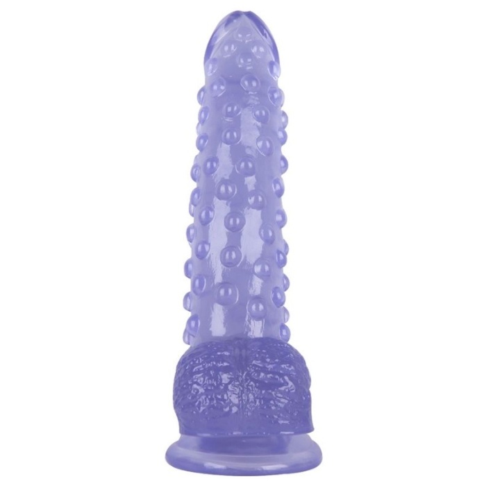 24 Cm Özel Üretim Mor Dildo