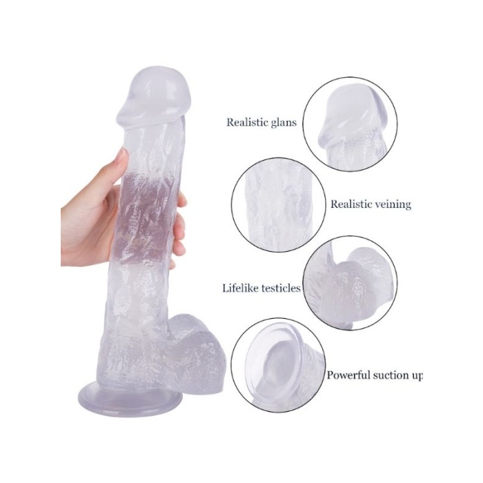 Seks Shop 30 Cm Beyaz Dildo Penis