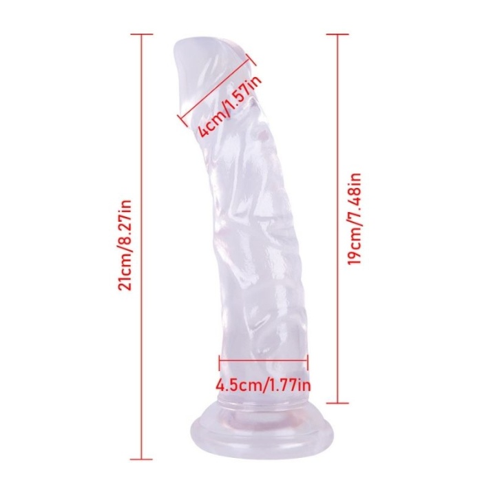 21 Cm Beyaz Dildo Penis