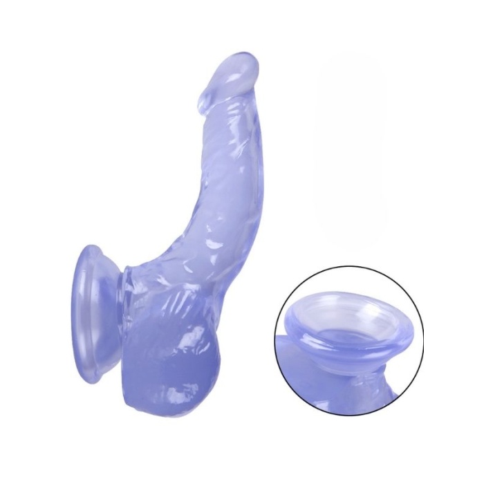 Sex Shop 16.5 Cm Mor Dildo