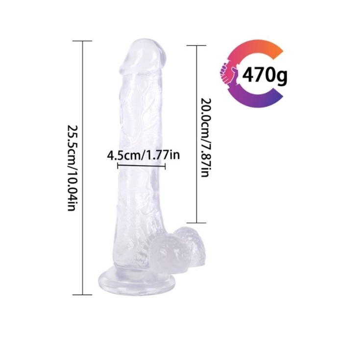 Beyaz 25.5 Cm Dildo