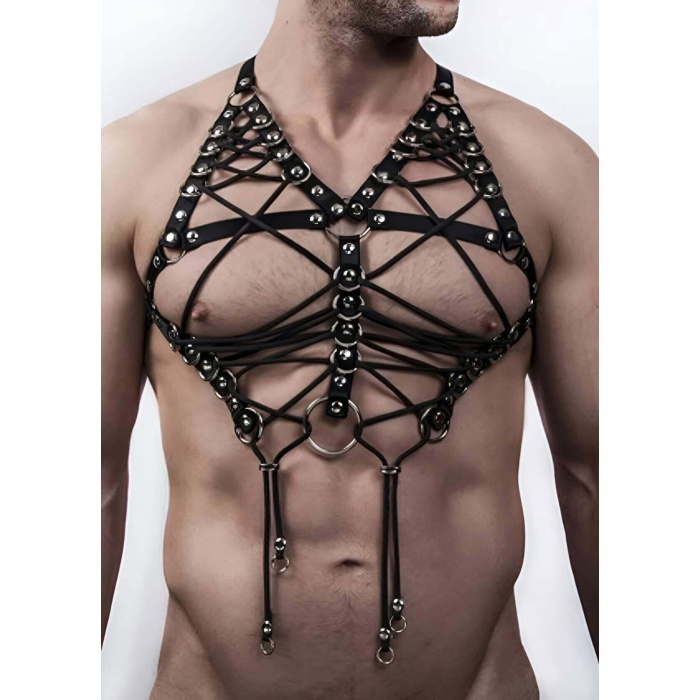 Seksi Erkek İç Giyim Lastik Harness