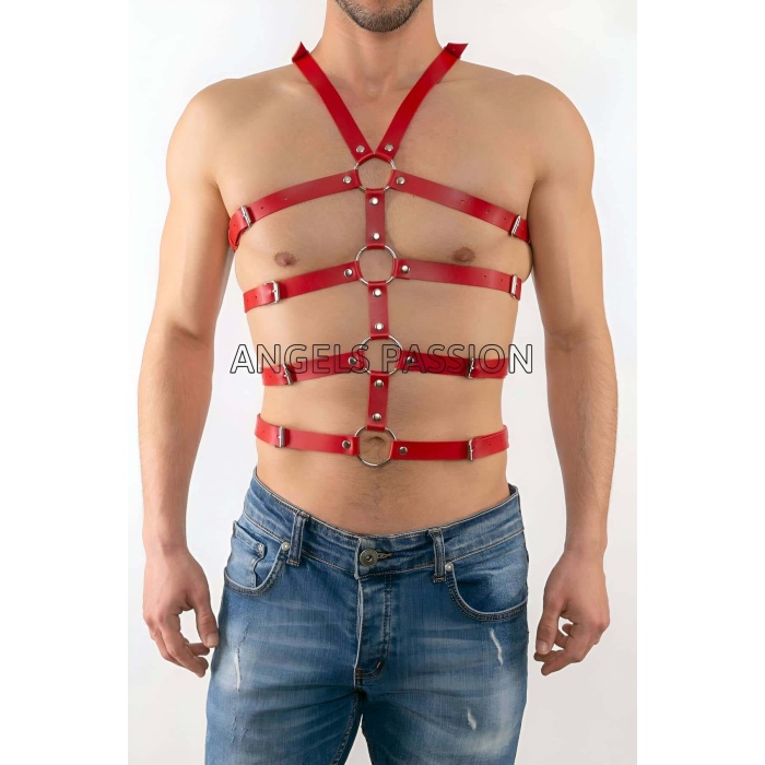 Seksi Erkek Body Harness Deri Erkek Body Harness