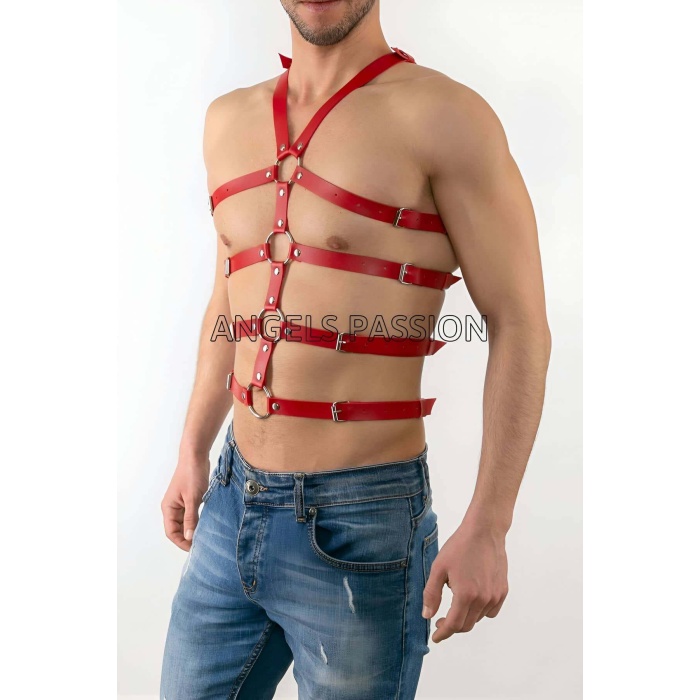 Seksi Erkek Body Harness Deri Erkek Body Harness