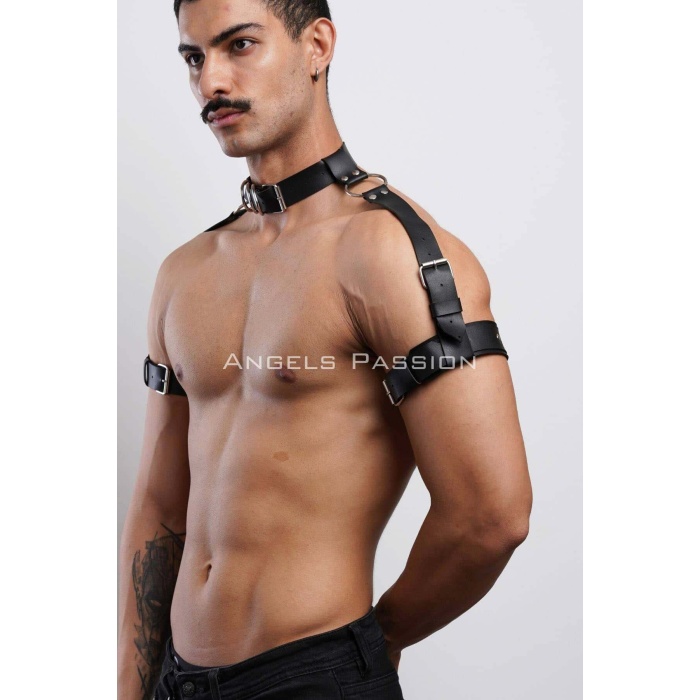 Kol Boyun Ve Omuz Detaylı Şık Harness Erkek Partywear