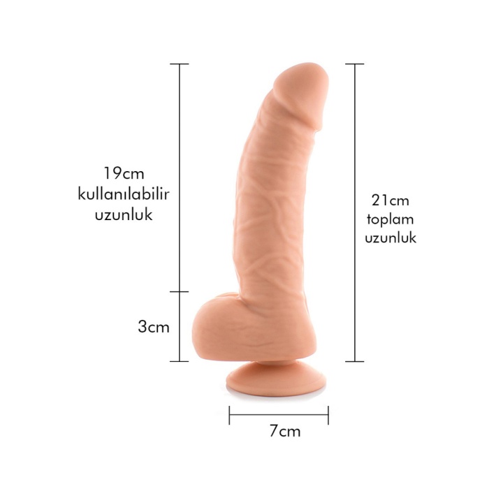 Megahood 21 Cm Ultra Gerçekçi Dildo