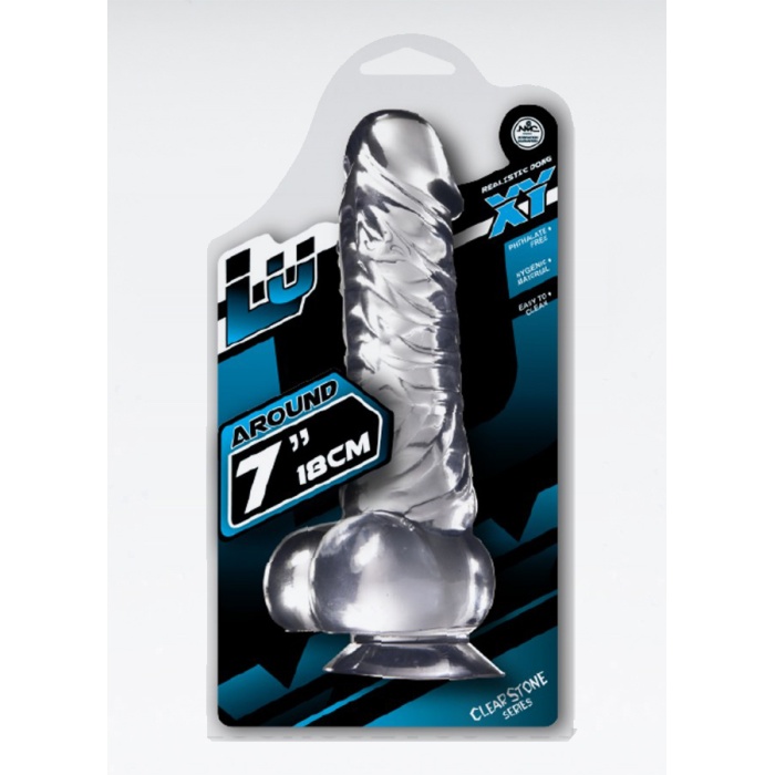 Luxy 18 Cm Şeffaf Jel Dildo