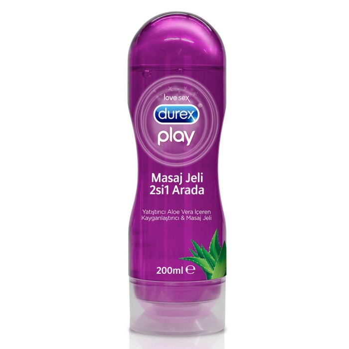 2 Si 1 Arada Durex Masaj Jeli Aloe Vera 200 Ml