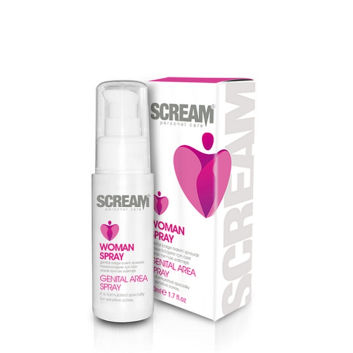 Scream Woman Genital Area Spray