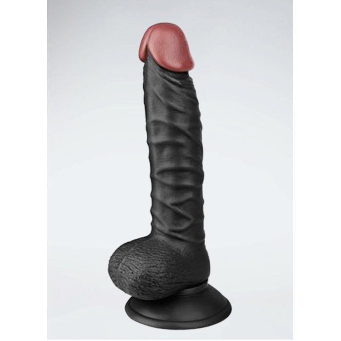 Ralistik Damarlı 20.5 Cm  Zenci Dildo