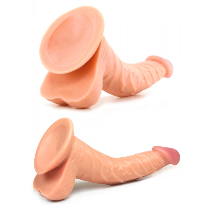 Curved Passion Vantuzlu Dildo 19 Cm