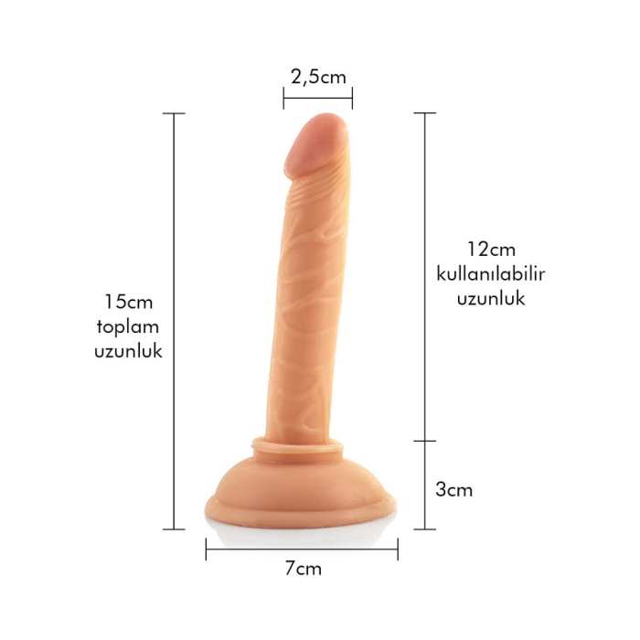 Et Dokusunda 14 Cm Gerçekçi Dildo