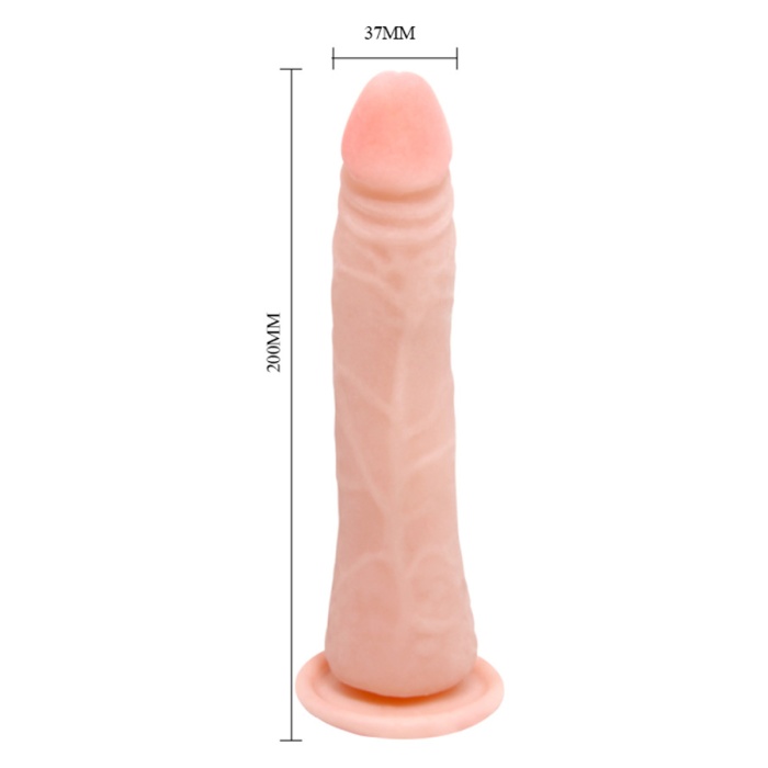 Real Penis Kıkırdaklı Vantuzlu Dildo