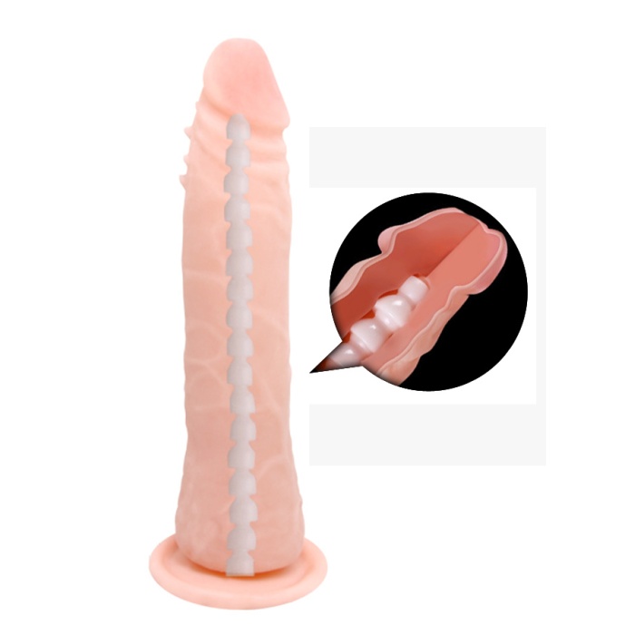 Real Penis Kıkırdaklı Vantuzlu Dildo