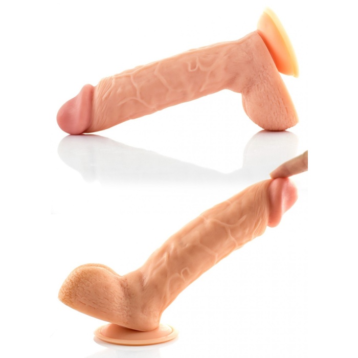 Dickdo Gerçekçi Testisli Dildo Penis 21 Cm