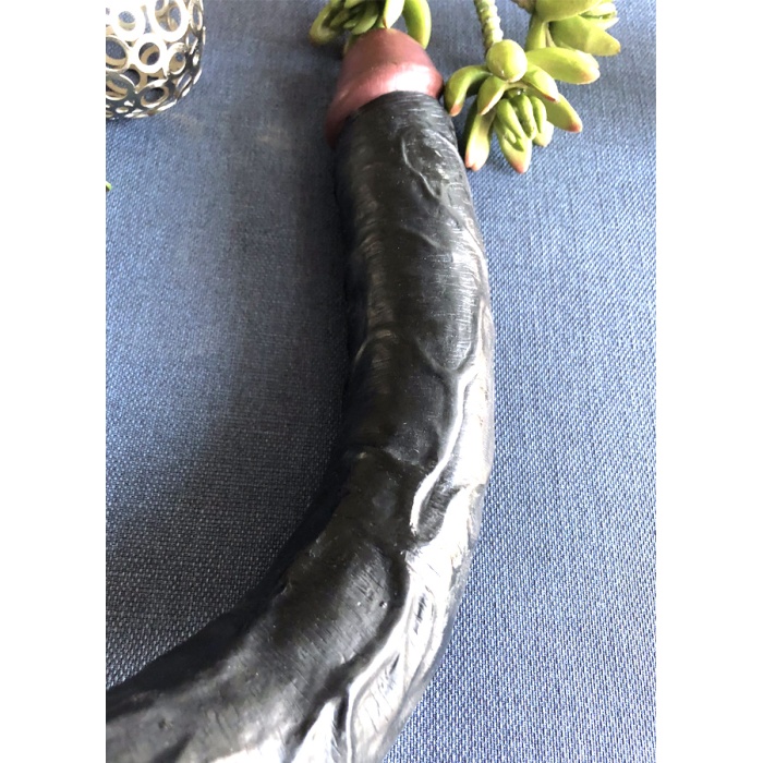 Hoodlum Çift Taraflı 43 Cm Zenci Dildo