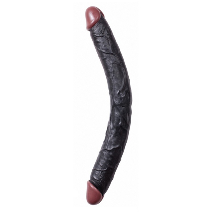 Hoodlum Çift Taraflı 43 Cm Zenci Dildo