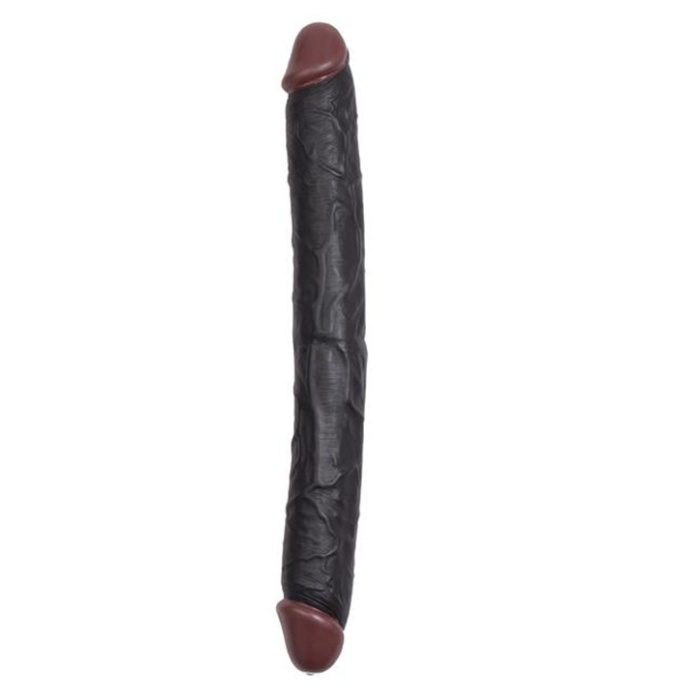 Hoodlum Çift Taraflı 43 Cm Zenci Dildo