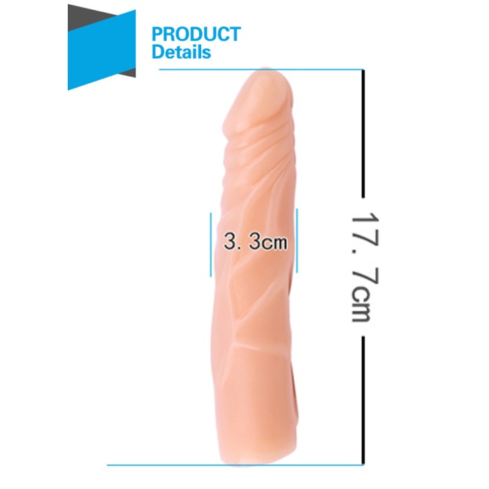 T Skin Spread Me Gerçekçi Dildo 17.7 Cm