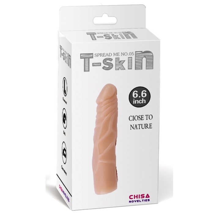 T Skin Spread Me Gerçekçi Dildo 17.7 Cm