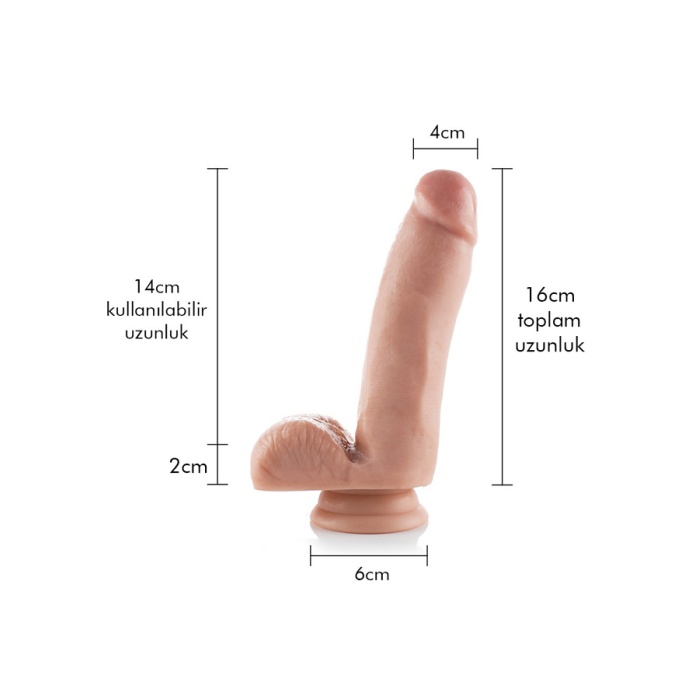 Fashion Dude 17 Cm Çift Katmanlı Dildo