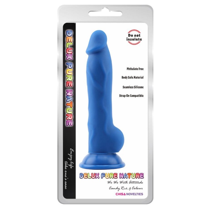 Neon Colours Yumuşak Sıvı Silikon Dildo