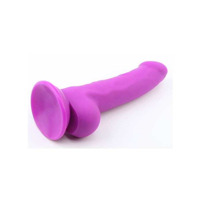 Sıvı Silikon Neon Mor Dildo