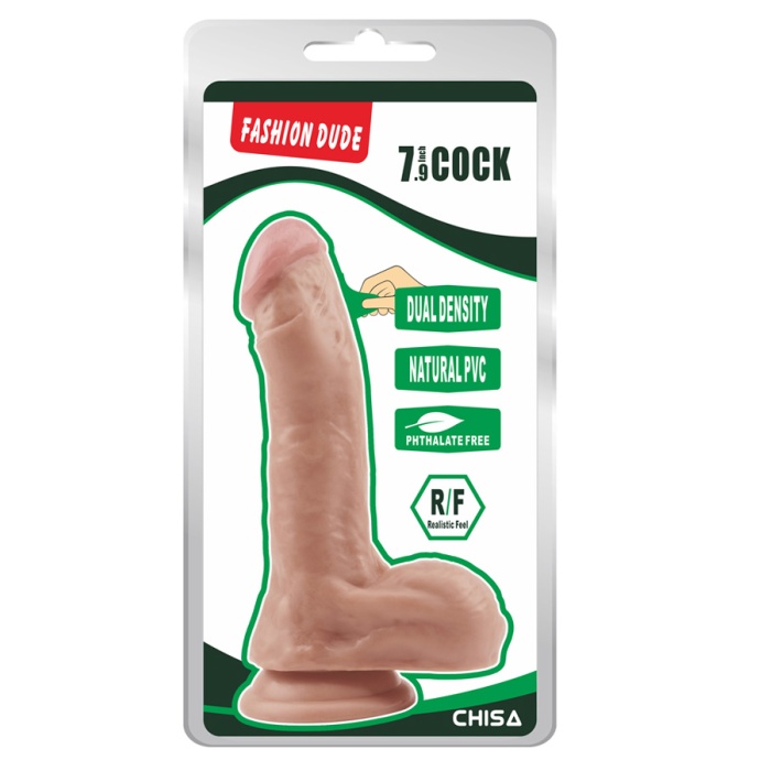 Fashion Dude 20.5 Cm Çift Katmanlı Dildo