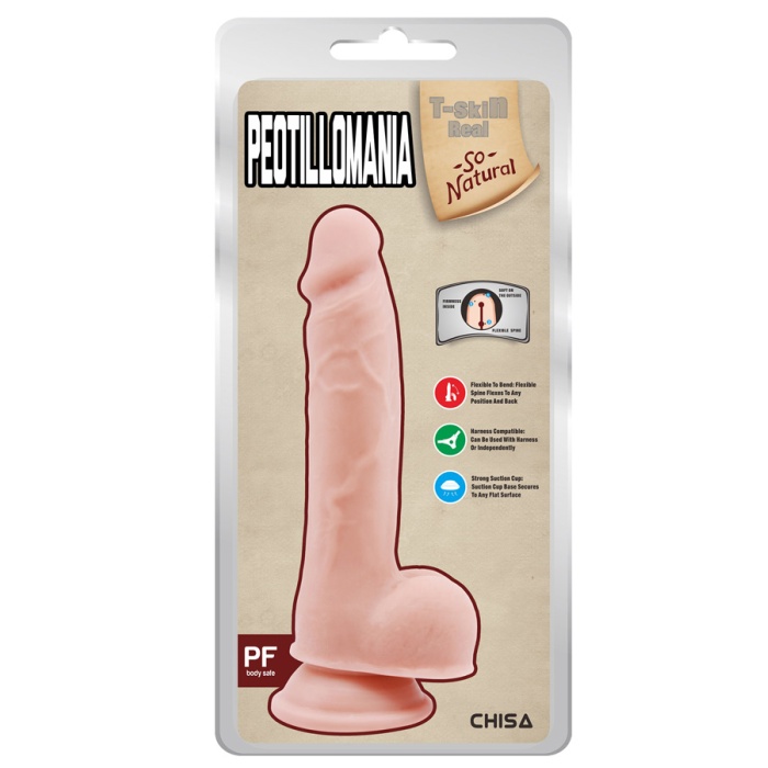 Ten Doku Ekstra Yumuşak Realistik Vantuzlu Dildo