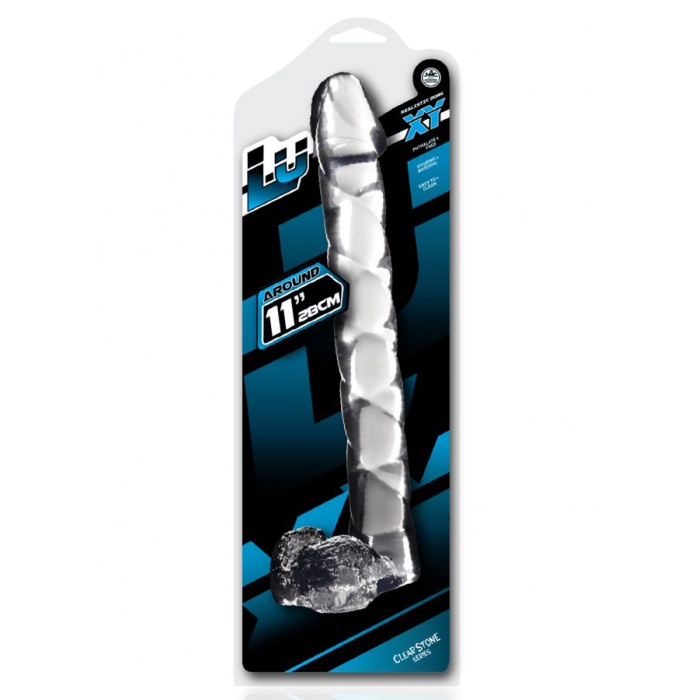 Luxy 28 Cm Şeffaf Jel Dildo