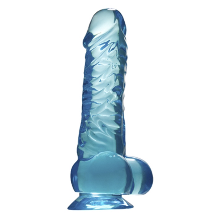 Şeffaf 18 Cm Jel Dildo