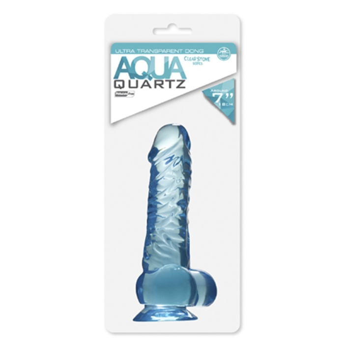 Şeffaf 18 Cm Jel Dildo