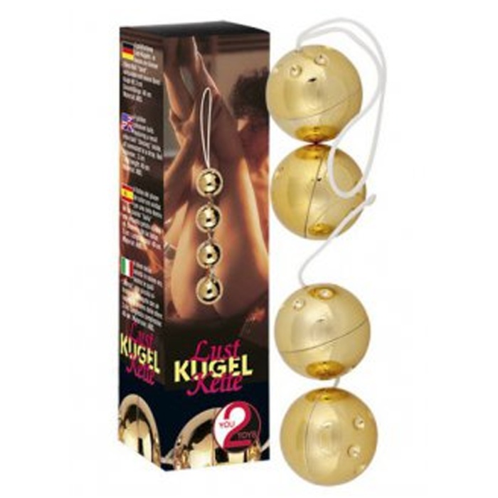 Gold Vibro Balls 4Lü Masaj Topları