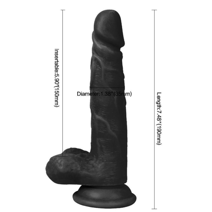 Et Dokusu Süper Realistik Penis 19 Cm Dildo