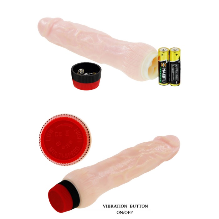 Pleasures 21 Cm Titreşimli Realistik Vibratör Penis Dildo