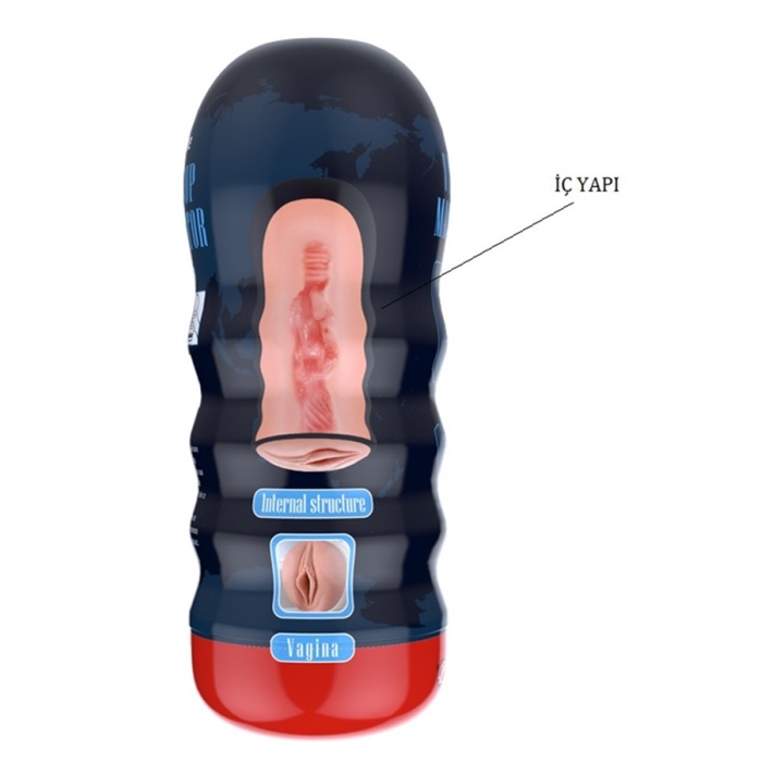 Gerçekçi Doku Realistik Suni Vajina Mastürbatör