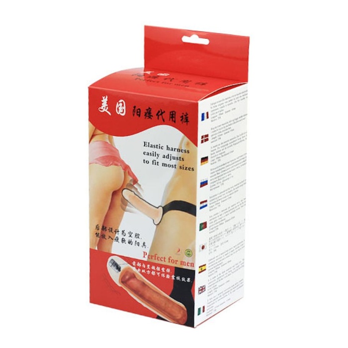 Elastic Harness Realistik İçi Boş Penis