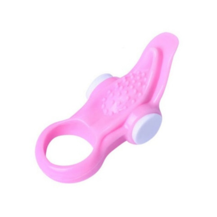 Silicone  Güçlü Titreşimli Penis Halkası Pembe