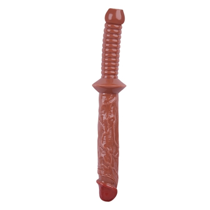 Seks Shop 32 cm Kahverengi Realistik Kılıç Dildo