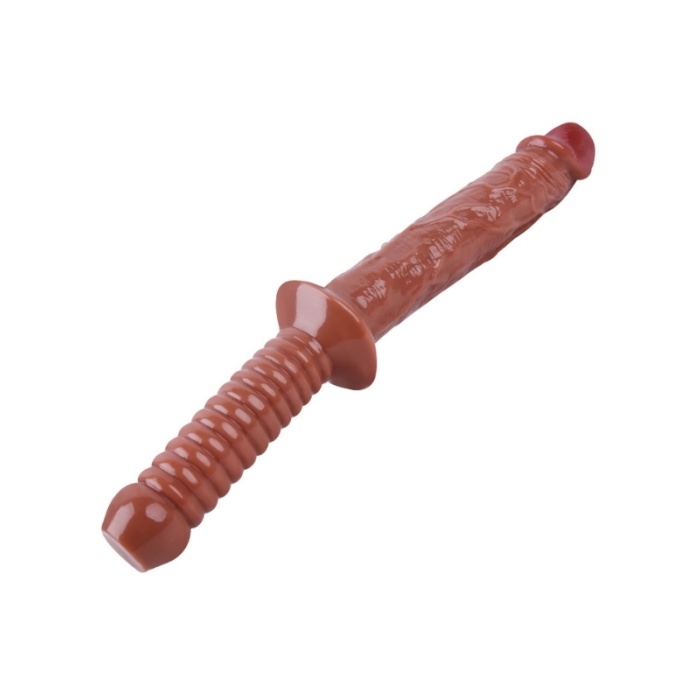 Seks Shop 32 cm Kahverengi Realistik Kılıç Dildo